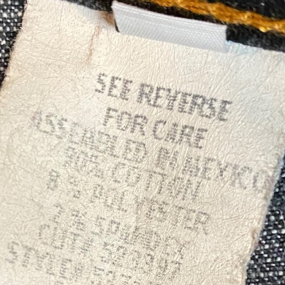 Paris Blue Distressed Ultra Mini Skirt Size 7 - Picture 10 of 13